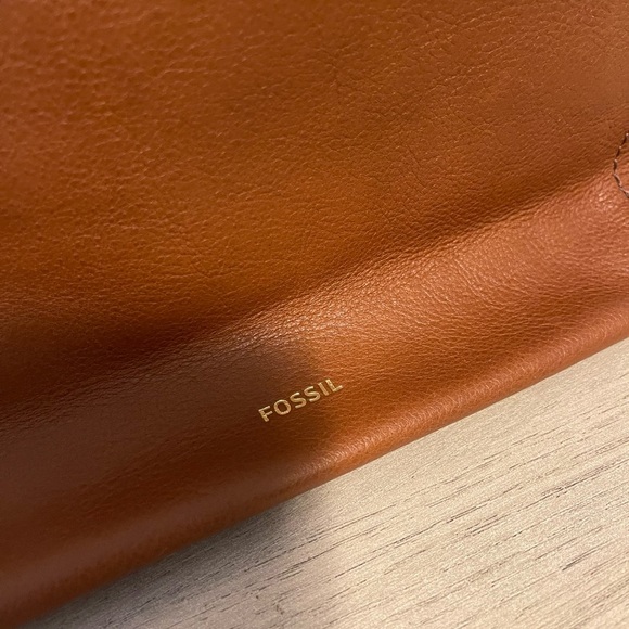 Fossil Brown Leather Backpack - Picture 4 of 16